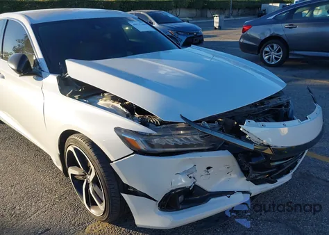 2021 Honda Accord Sport из США, поврежденный, VIN 1HGCV1F30MA053949